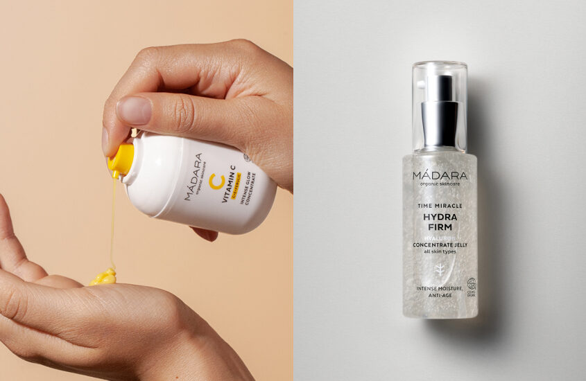 How to use hyaluronic acid and vitamin C serums together